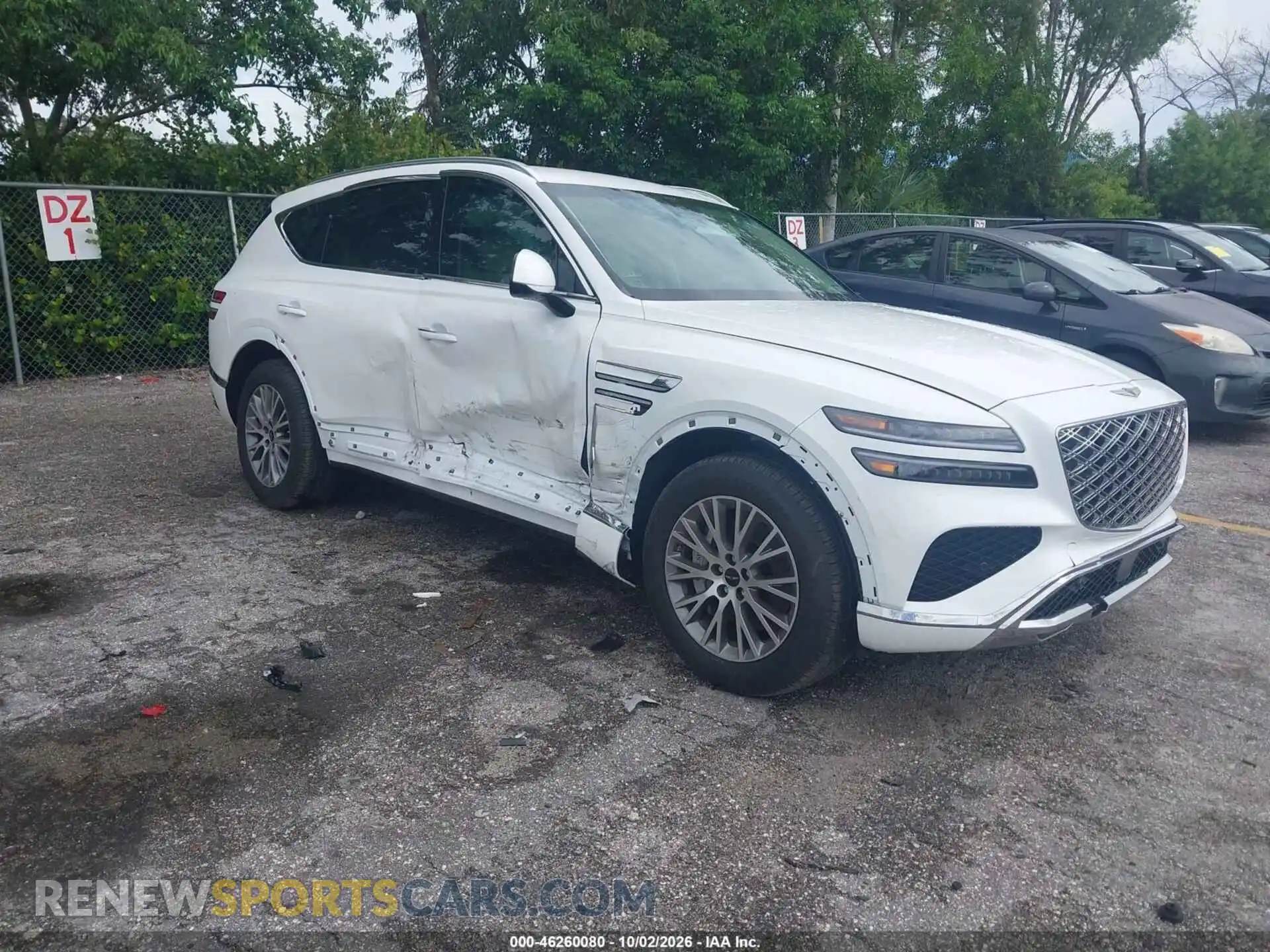 1 fotografías del automóvil dañado KMUHFESB8TU323977 GENESIS GV80 2026