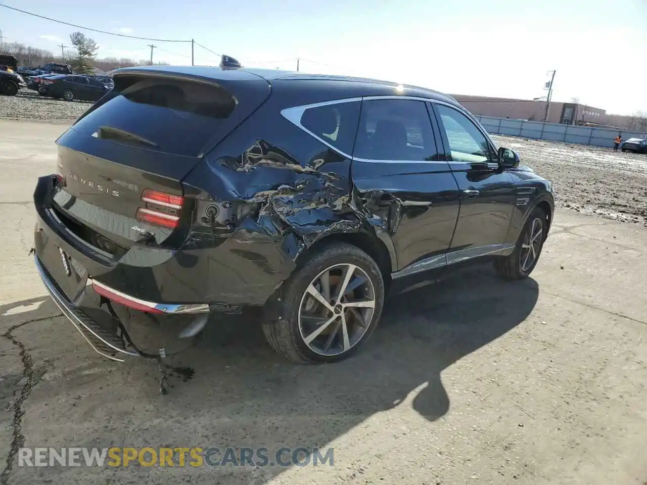 3 Photograph of a damaged car KMUHDESC9SU214604 GENESIS GV80 ADVAN 2025