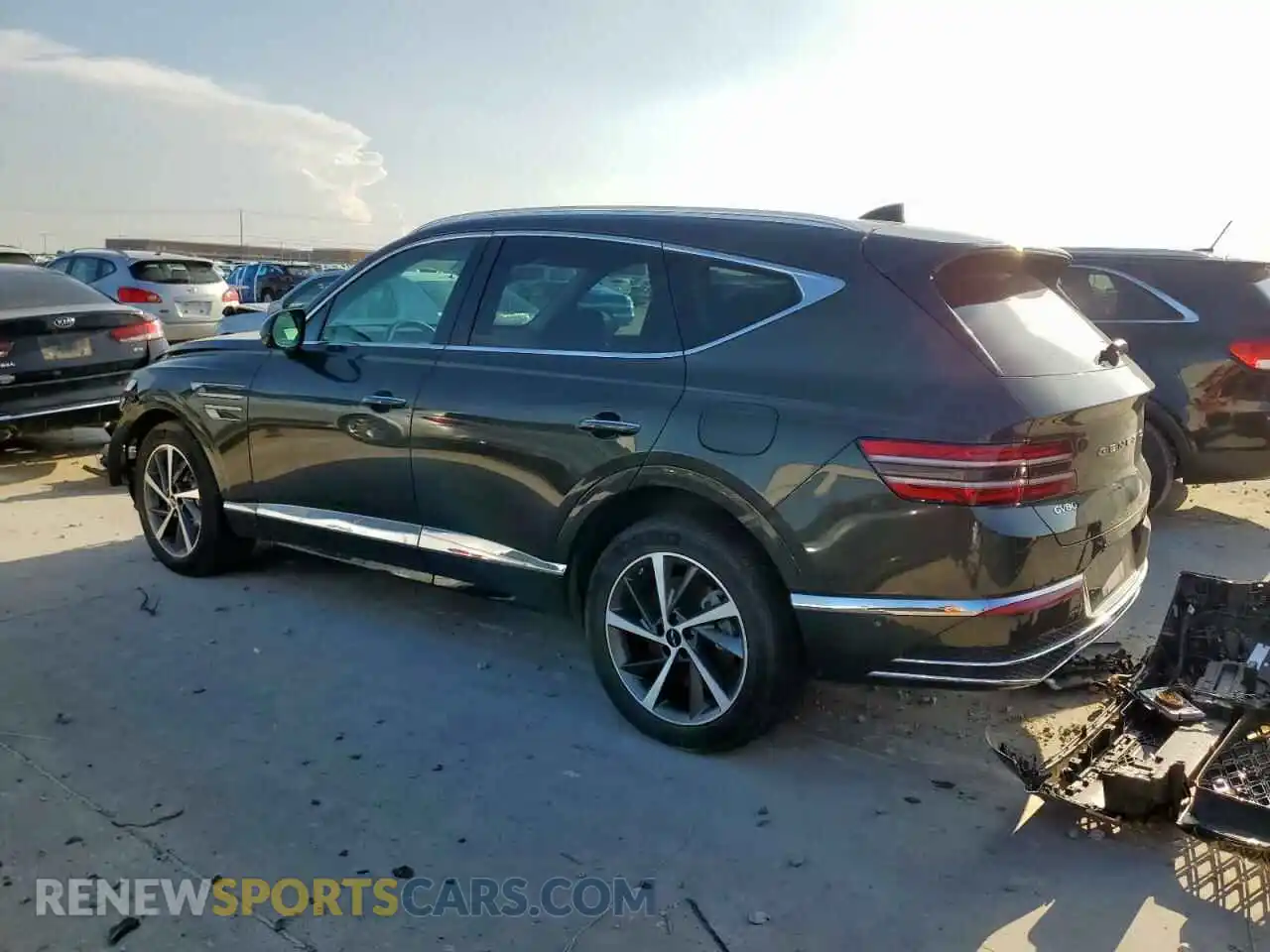 2 Photograph of a damaged car KMUHDESC9SU221942 GENESIS GV80 ADVAN 2025