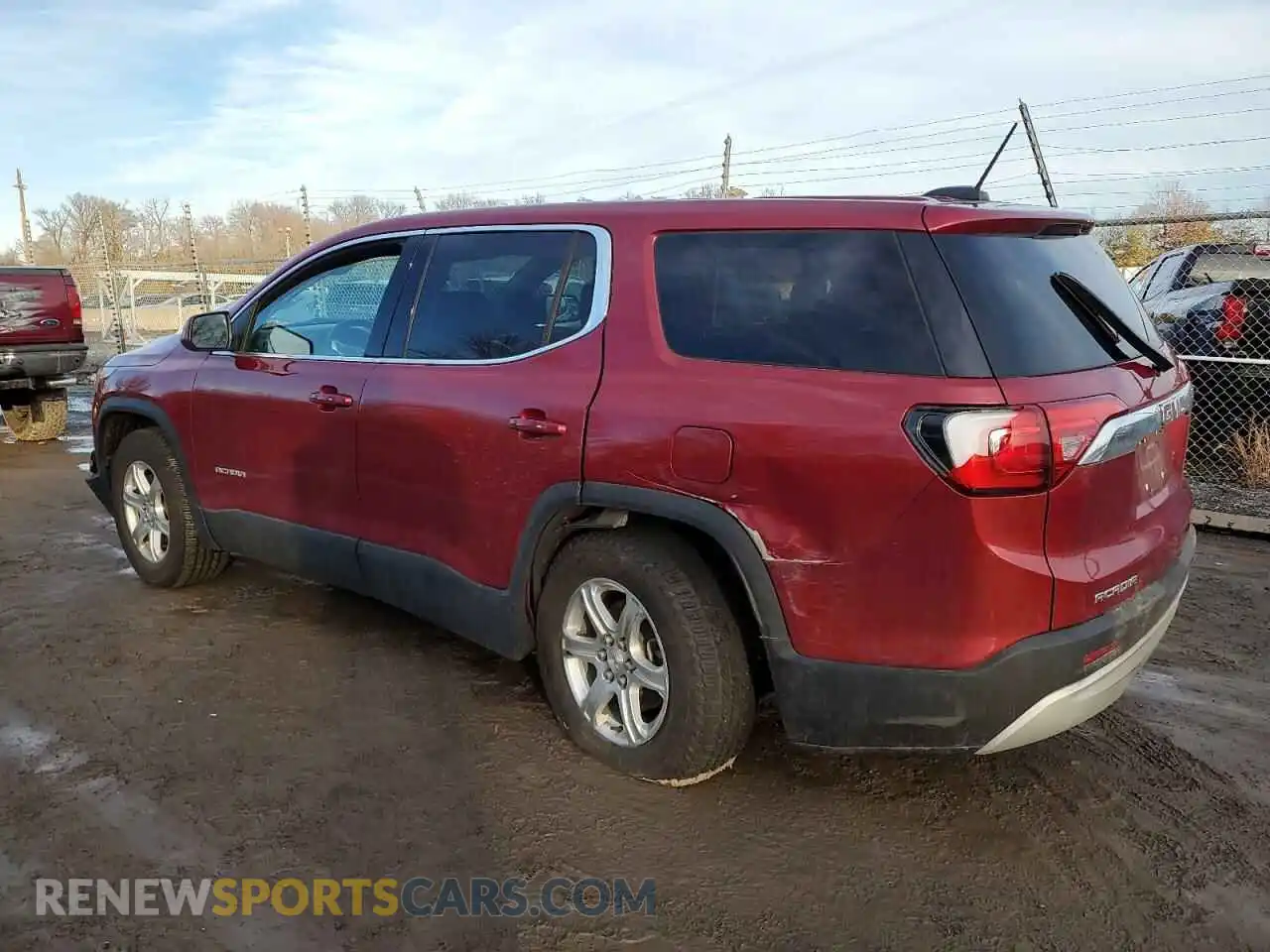 2 Photograph of a damaged car 1GKKNKLA1KZ243085 GMC ACADIA 2019