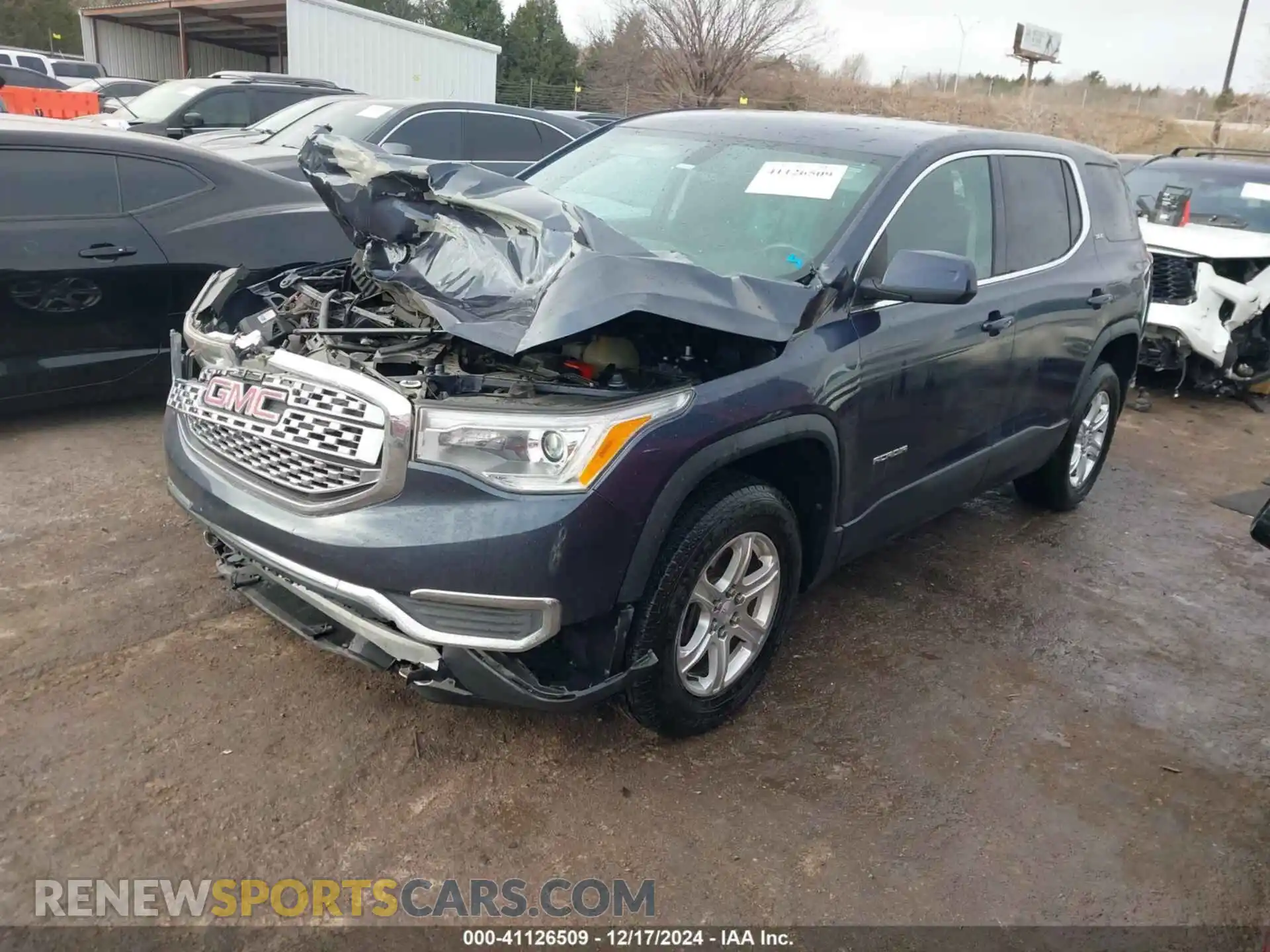 2 fotografías del automóvil dañado 1GKKNKLA2KZ168106 GMC ACADIA 2019