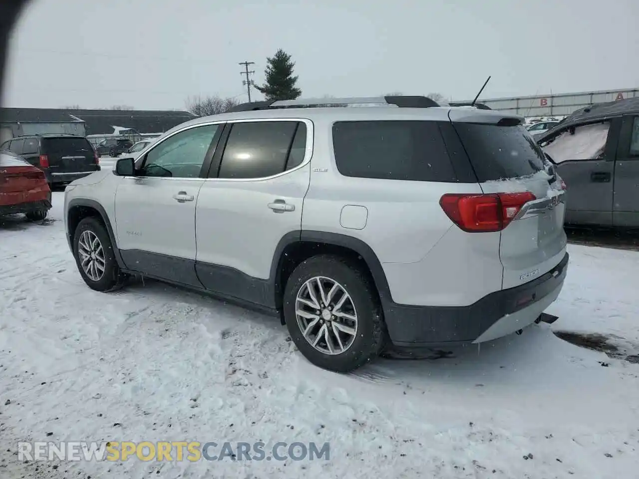 2 Photograph of a damaged car 1GKKNLLAXKZ132380 GMC ACADIA 2019