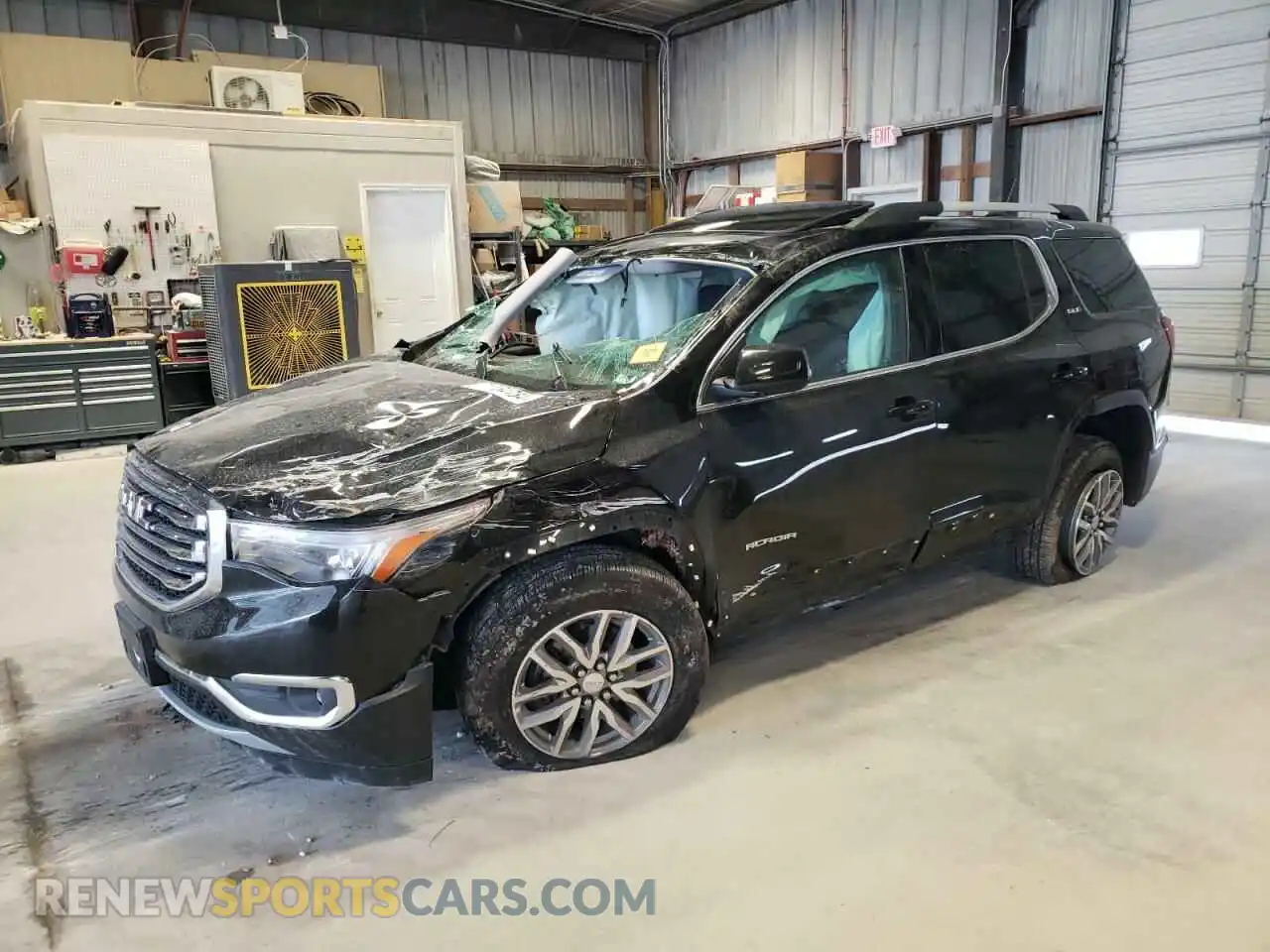1 Photograph of a damaged car 1GKKNLLS4KZ147014 GMC ACADIA 2019