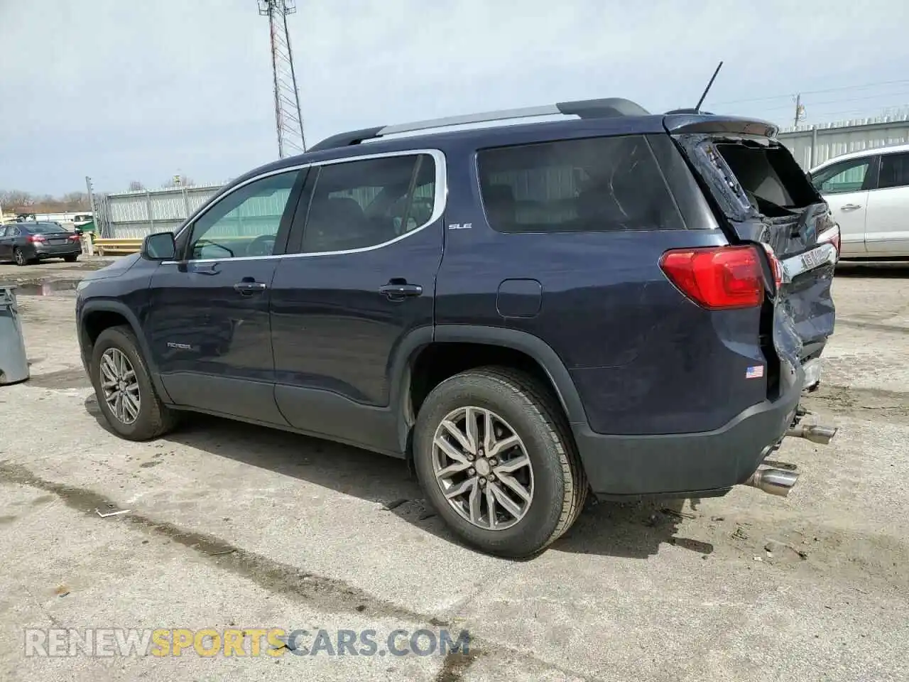 2 Photograph of a damaged car 1GKKNLLS7KZ223020 GMC ACADIA 2019