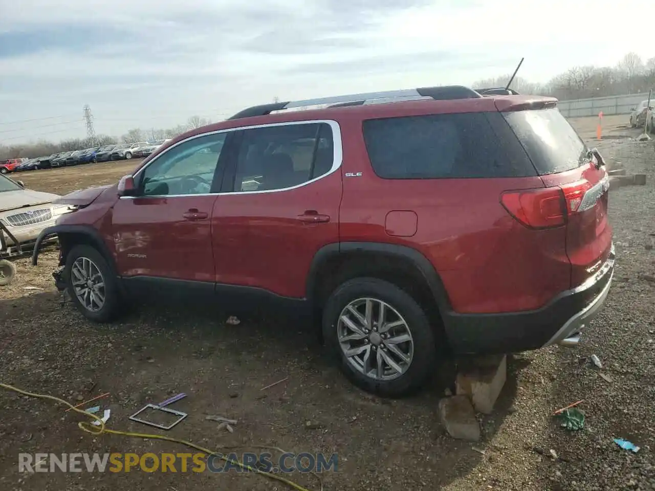 2 Photograph of a damaged car 1GKKNLLS8KZ136968 GMC ACADIA 2019