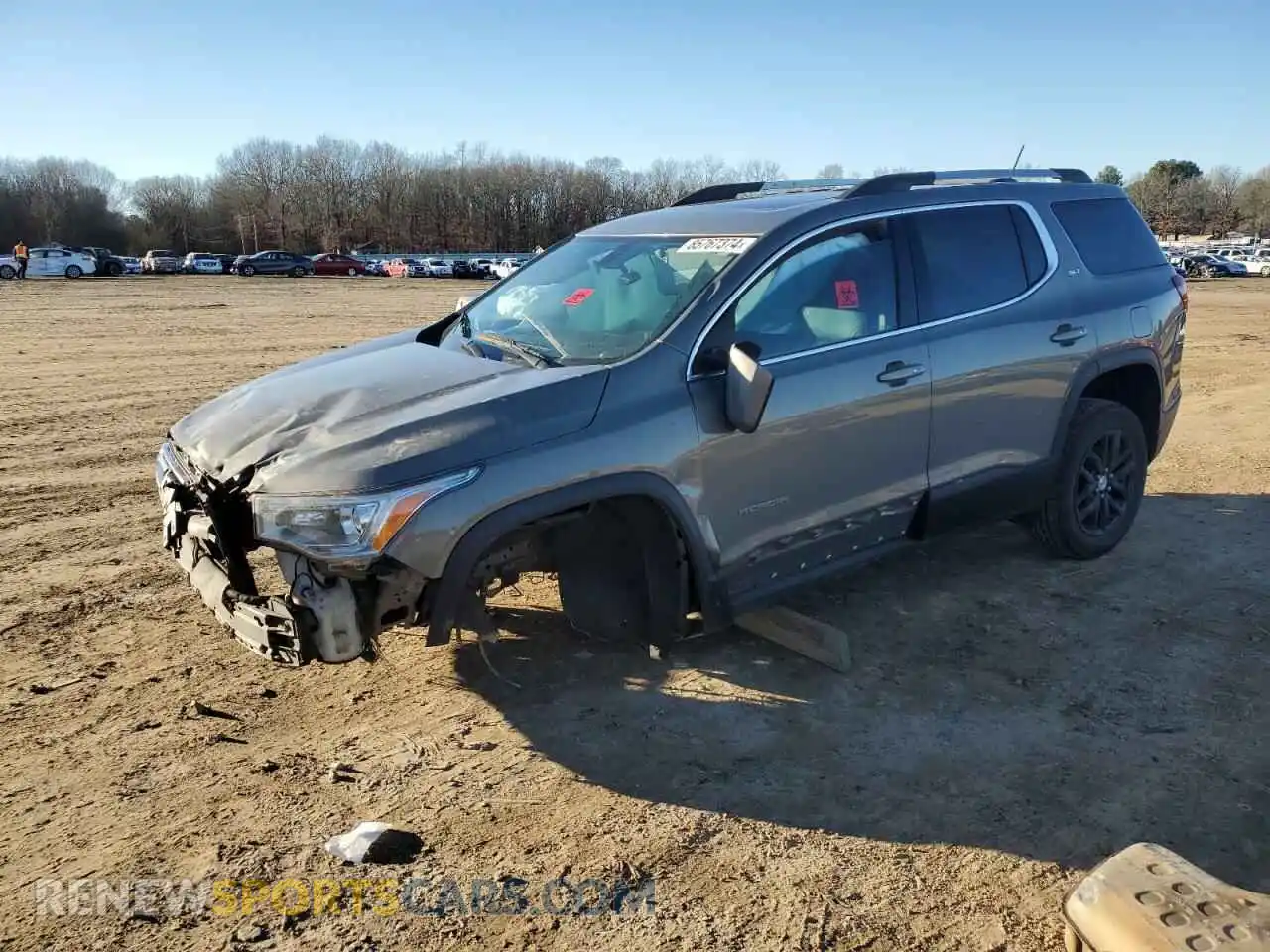 1 Photograph of a damaged car 1GKKNMLA3KZ119802 GMC ACADIA 2019