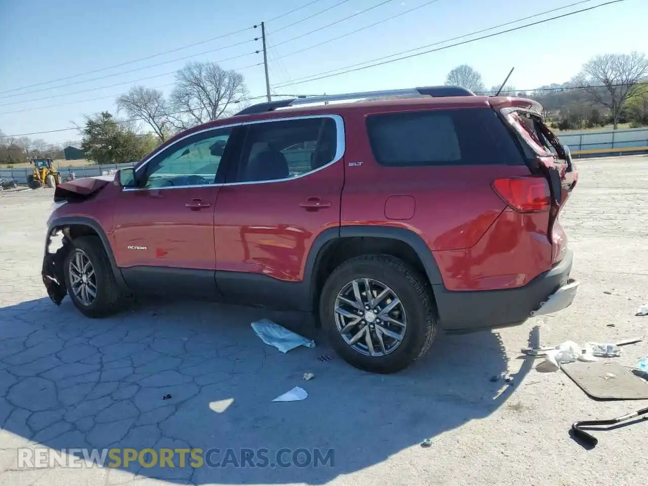 2 fotografías del automóvil dañado 1GKKNMLA7KZ299298 GMC ACADIA 2019