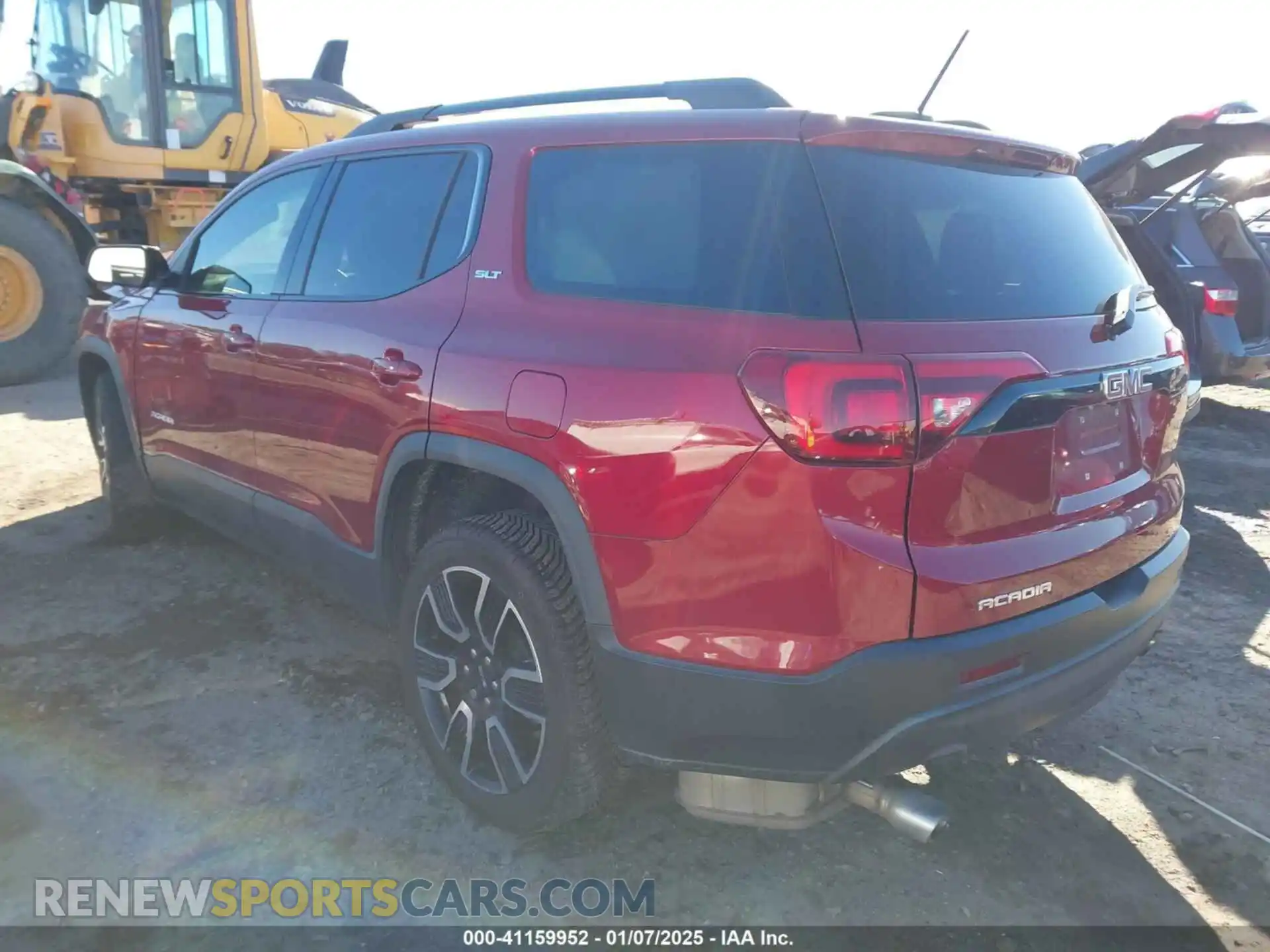 3 Photograph of a damaged car 1GKKNMLS1KZ260053 GMC ACADIA 2019