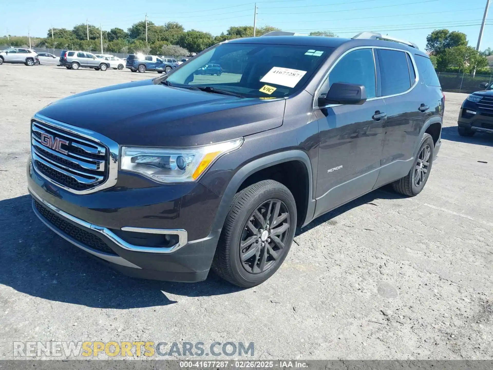 2 Photograph of a damaged car 1GKKNMLS2KZ172743 GMC ACADIA 2019