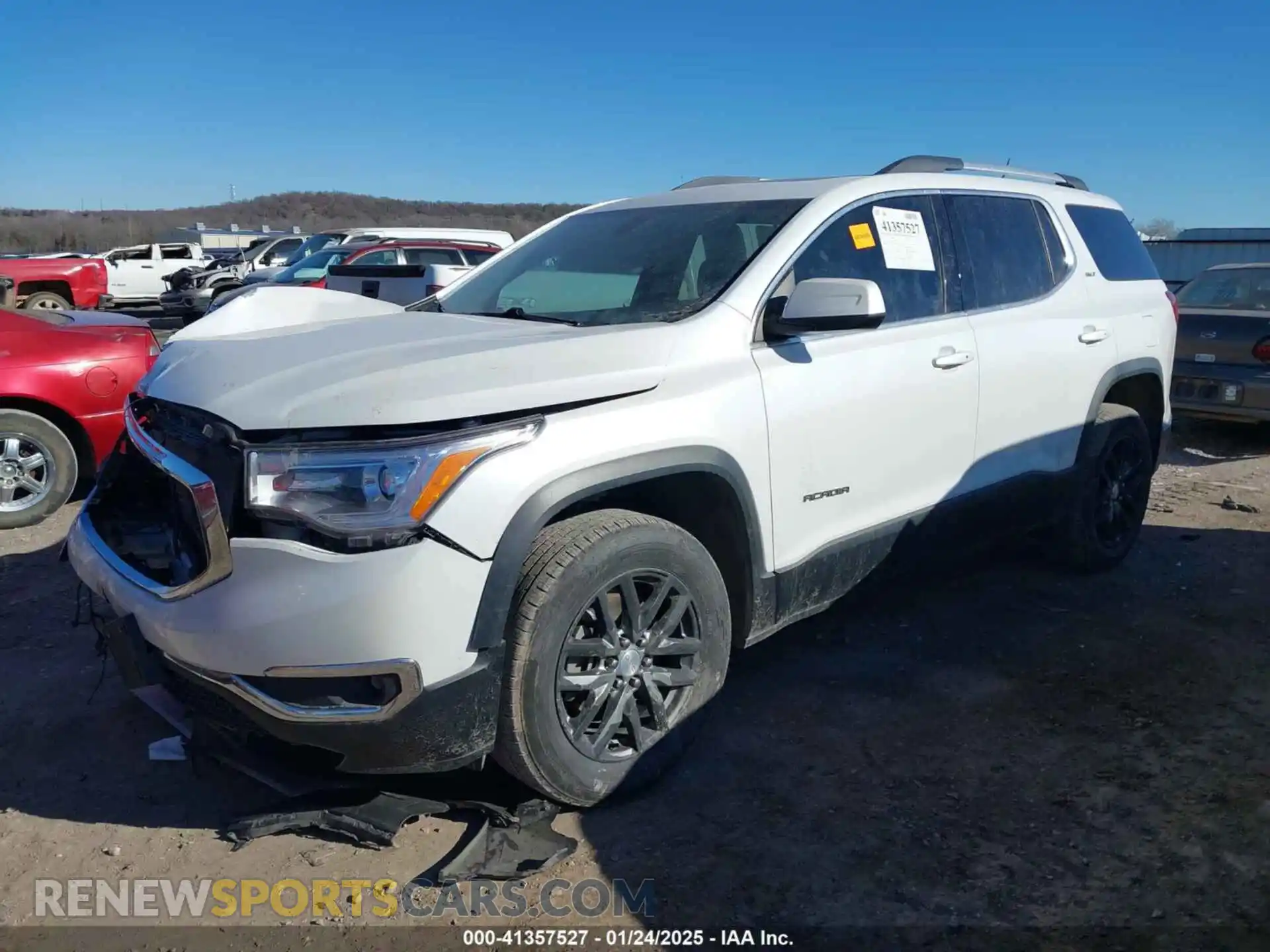 2 Photograph of a damaged car 1GKKNMLS3KZ153327 GMC ACADIA 2019
