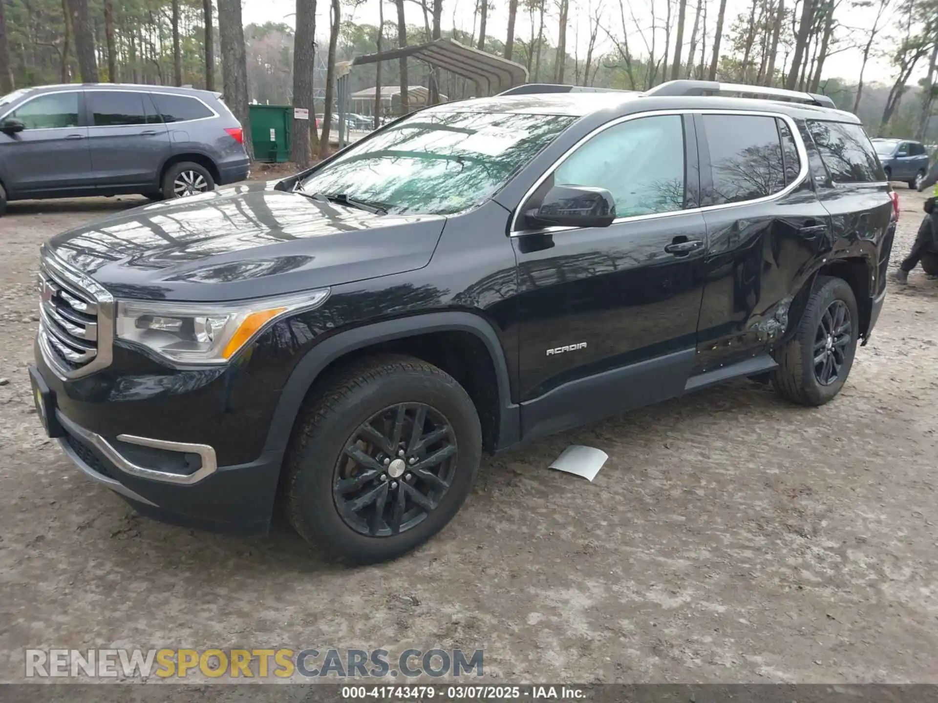 2 fotografías del automóvil dañado 1GKKNMLS3KZ221478 GMC ACADIA 2019