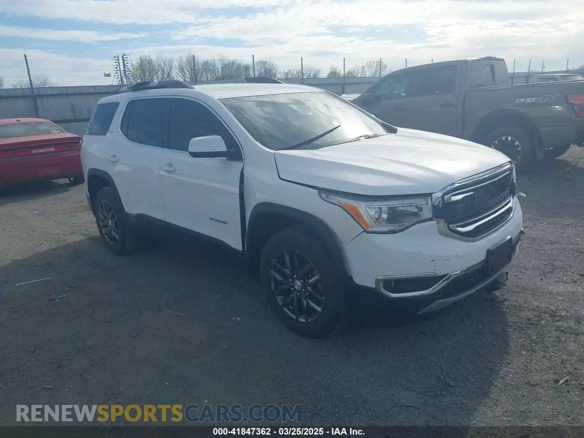 1 Photograph of a damaged car 1GKKNMLS4KZ280488 GMC ACADIA 2019