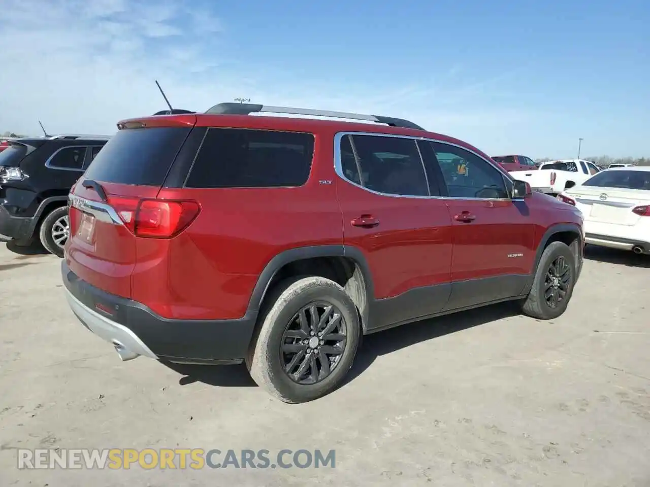 3 Photograph of a damaged car 1GKKNMLSXKZ240710 GMC ACADIA 2019