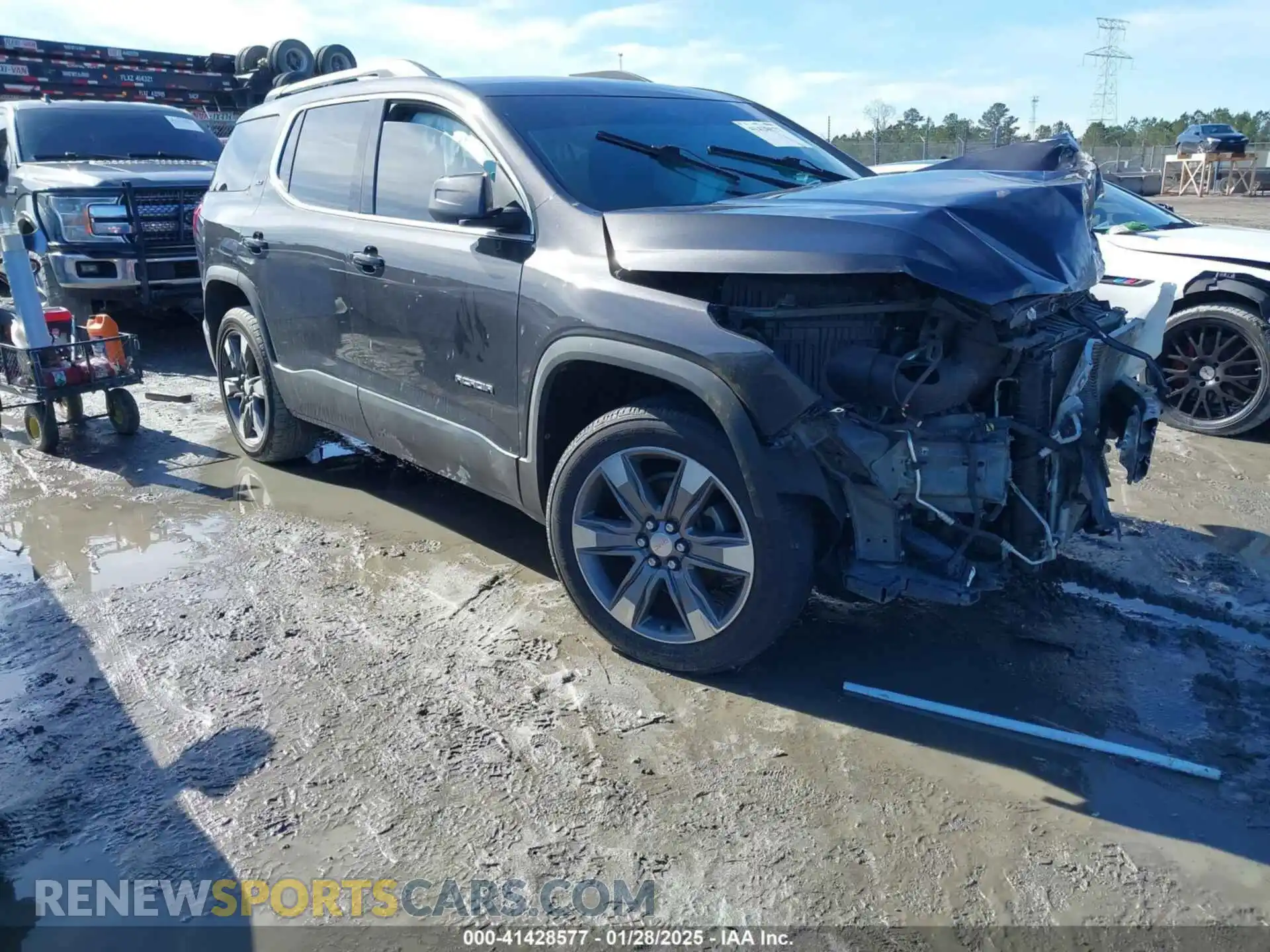 1 Photograph of a damaged car 1GKKNNLSXKZ128477 GMC ACADIA 2019