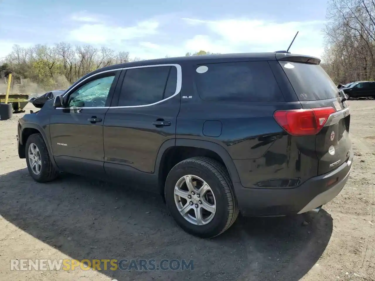 2 Photograph of a damaged car 1GKKNRLS0KZ279321 GMC ACADIA 2019