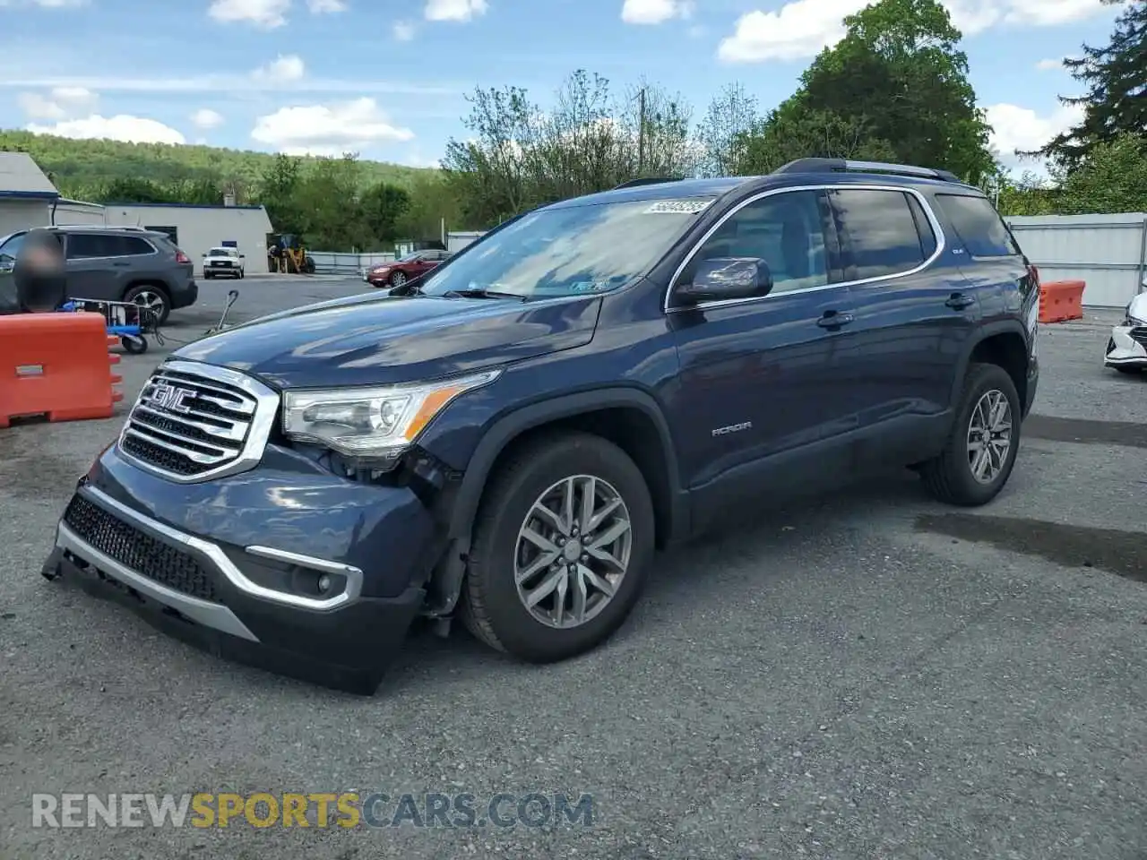 1 Photograph of a damaged car 1GKKNSLS0KZ163253 GMC ACADIA 2019
