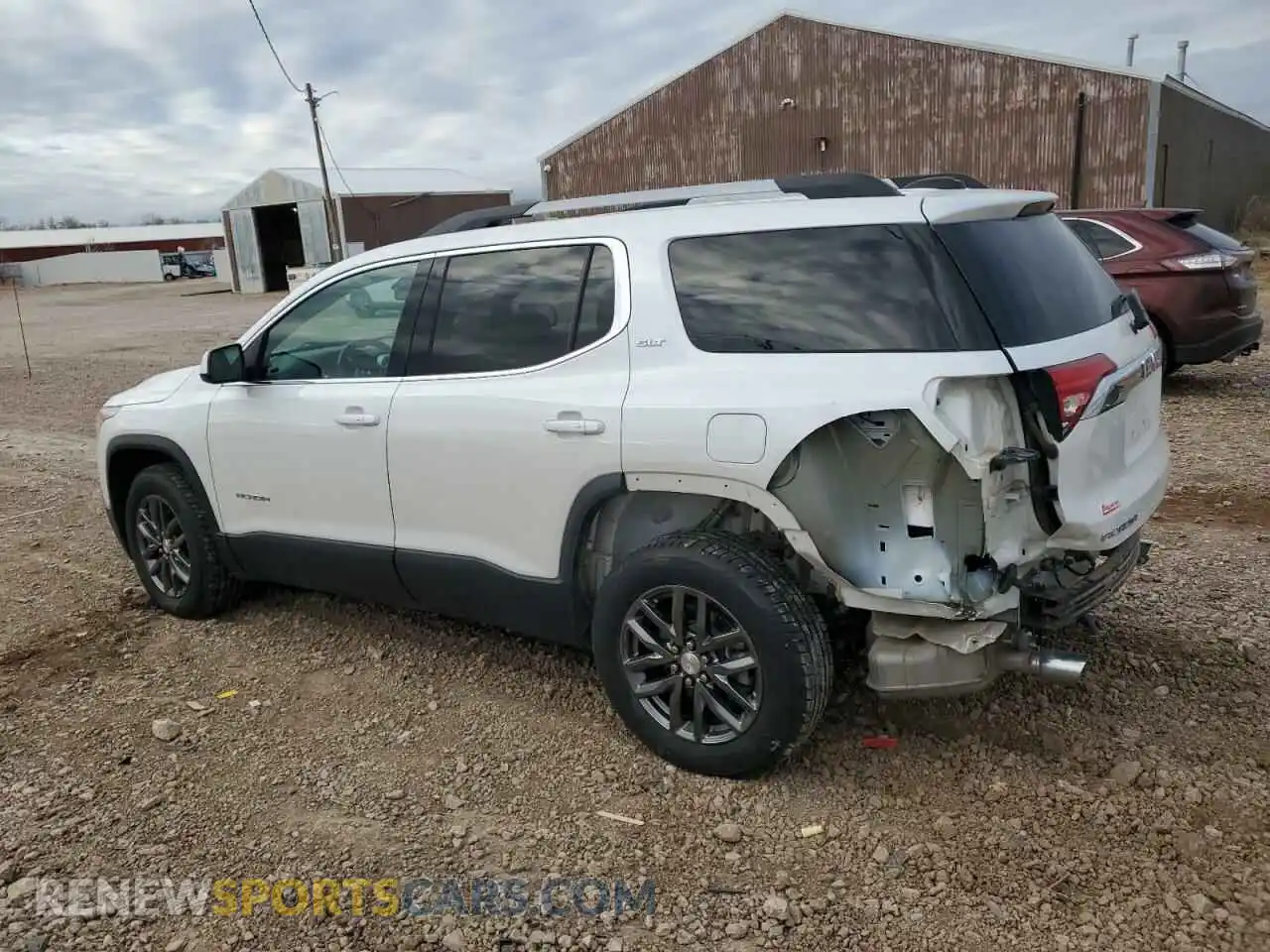 2 Photograph of a damaged car 1GKKNULS2KZ288010 GMC ACADIA 2019