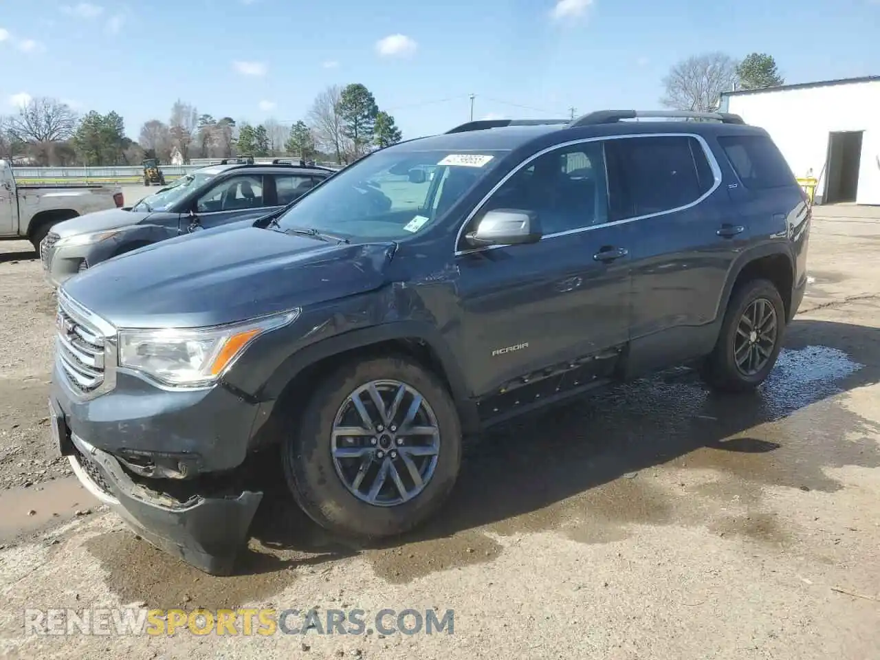 1 Photograph of a damaged car 1GKKNULS3KZ252245 GMC ACADIA 2019
