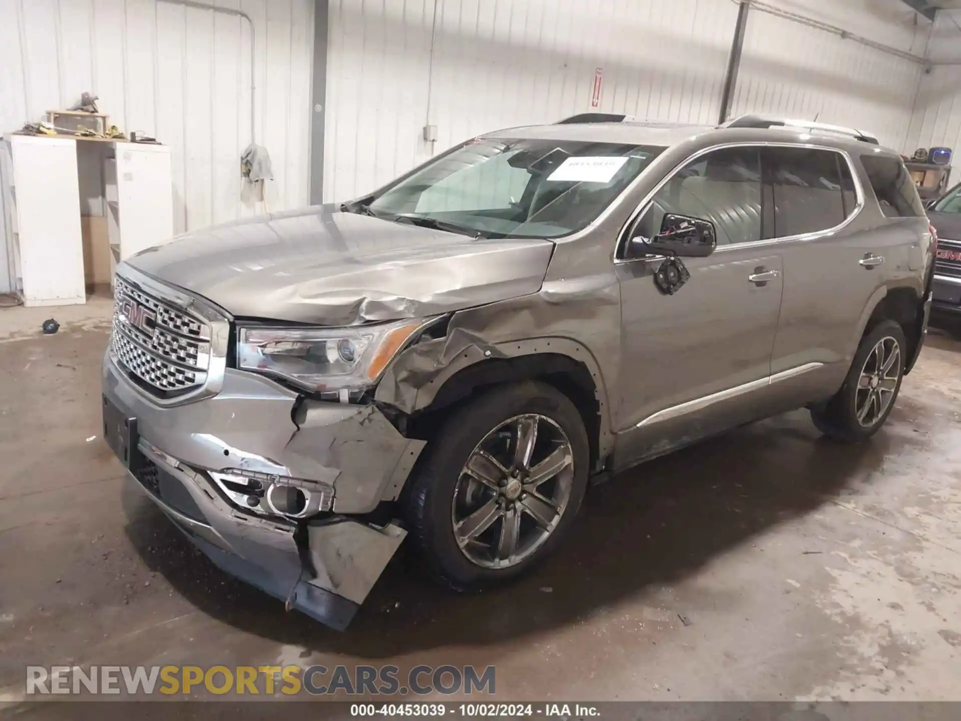 2 Photograph of a damaged car 1GKKNXLS6KZ142226 GMC ACADIA 2019