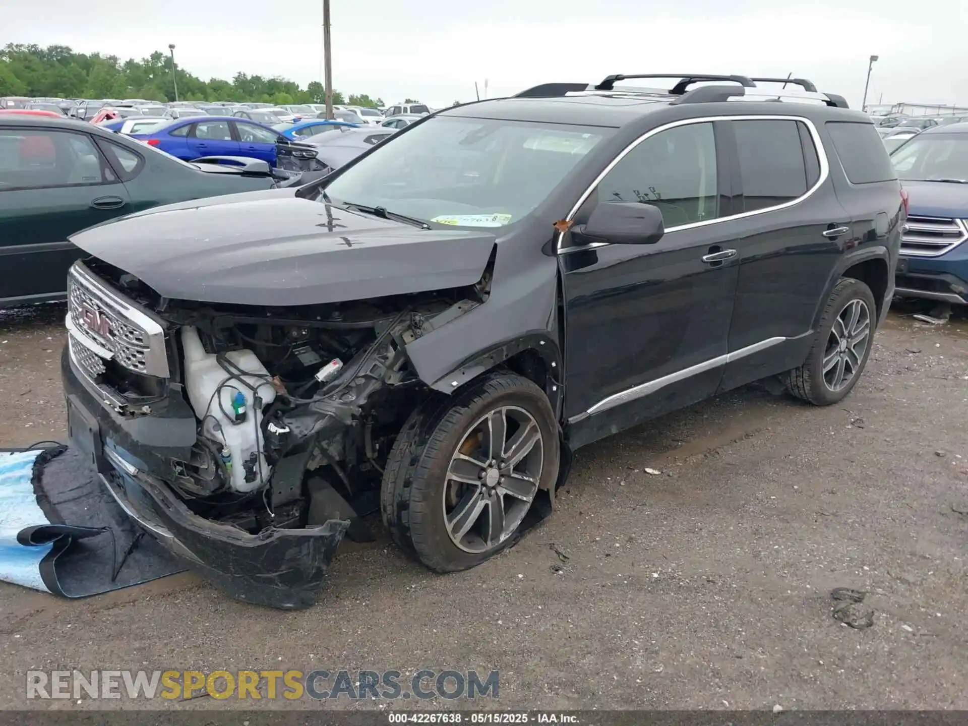 2 Photograph of a damaged car 1GKKNXLSXKZ100397 GMC ACADIA 2019