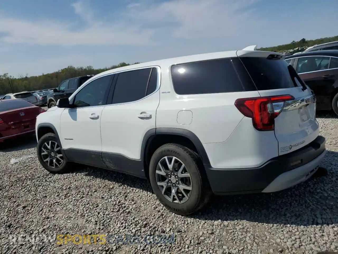 2 Photograph of a damaged car 1GKKNKLA1LZ174366 GMC ACADIA 2020