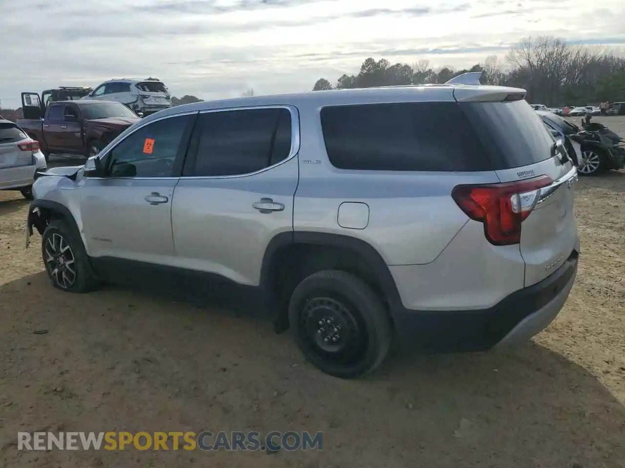 2 Photograph of a damaged car 1GKKNKLA4LZ112024 GMC ACADIA 2020