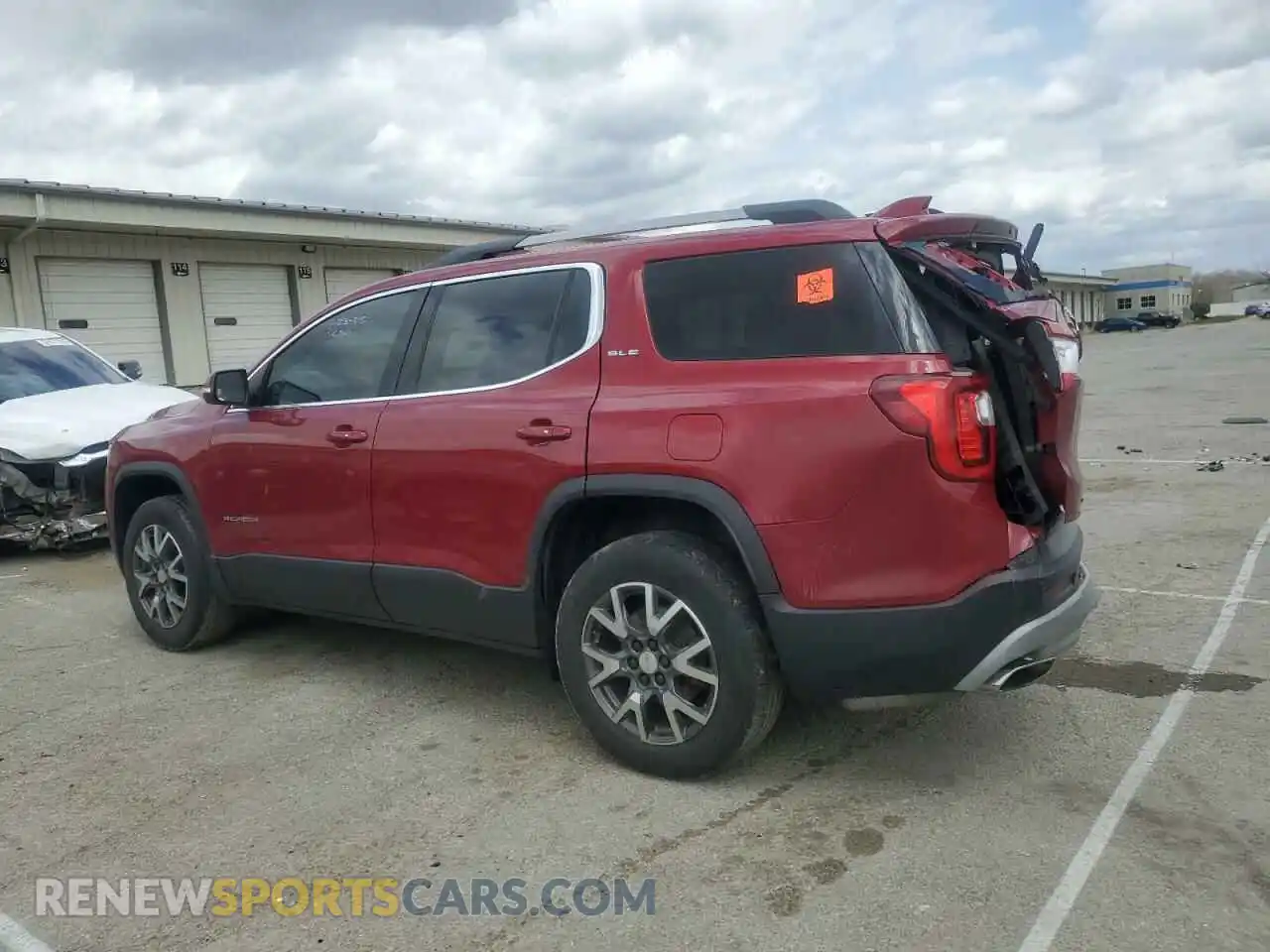 2 Photograph of a damaged car 1GKKNKLS3LZ200863 GMC ACADIA 2020