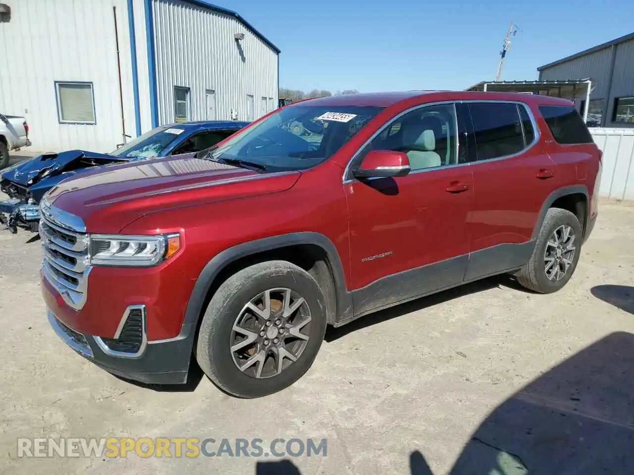 1 Photograph of a damaged car 1GKKNKLS5LZ141606 GMC ACADIA 2020