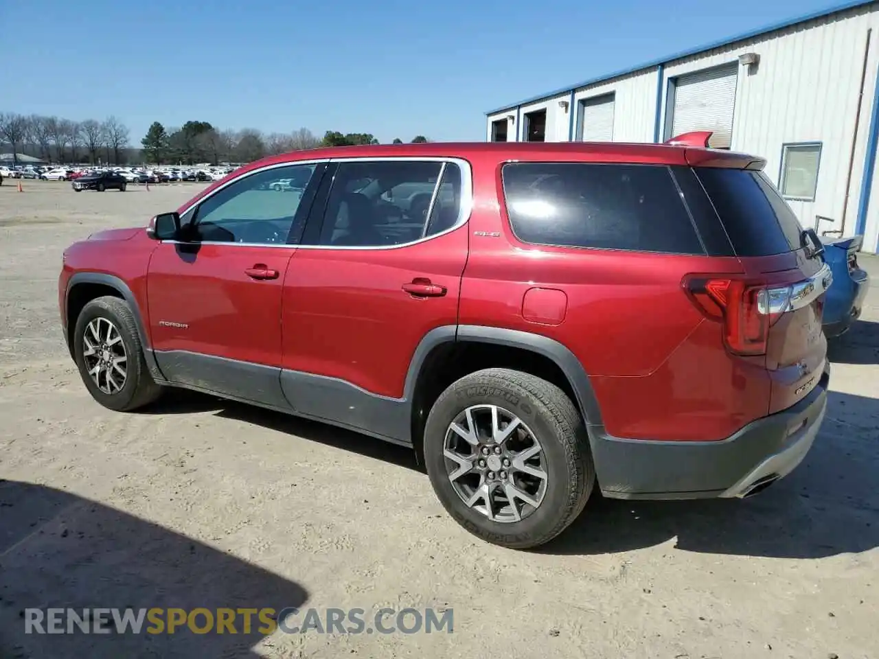 2 Photograph of a damaged car 1GKKNKLS5LZ141606 GMC ACADIA 2020