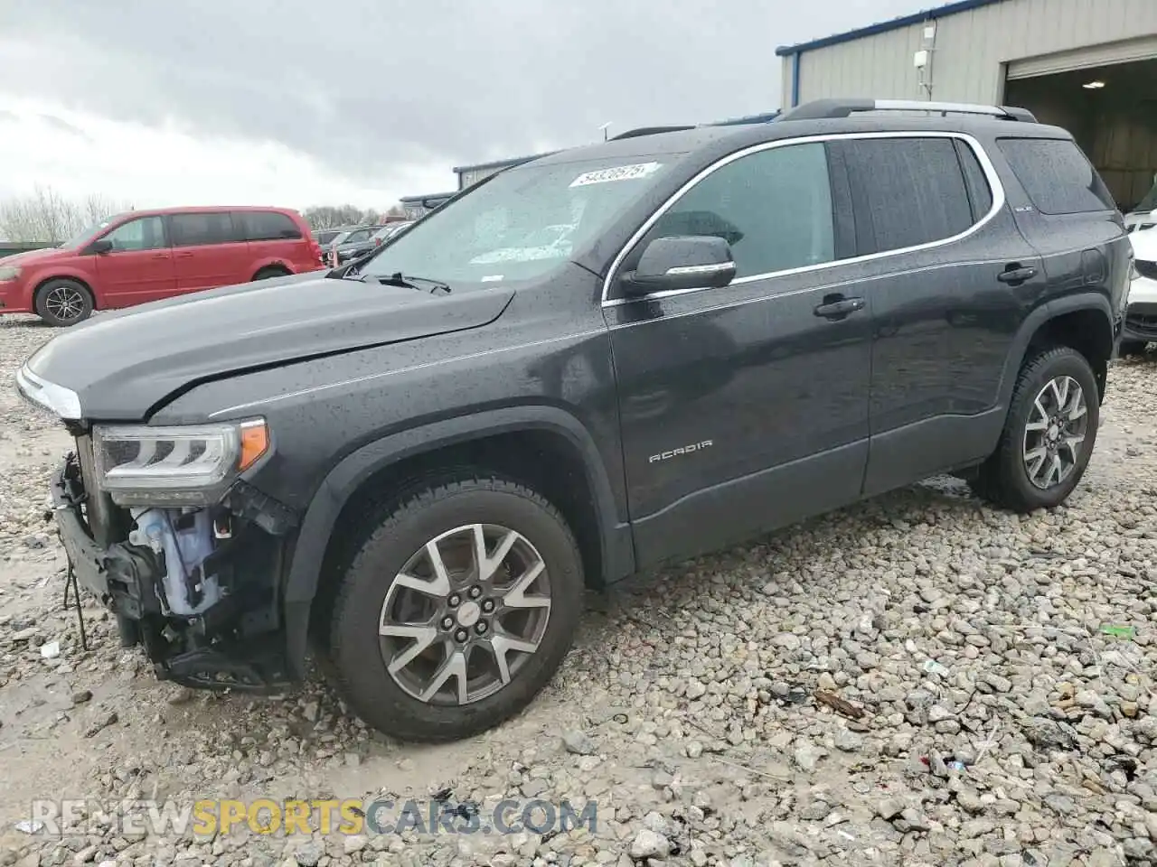 1 Photograph of a damaged car 1GKKNKLS5LZ152055 GMC ACADIA 2020