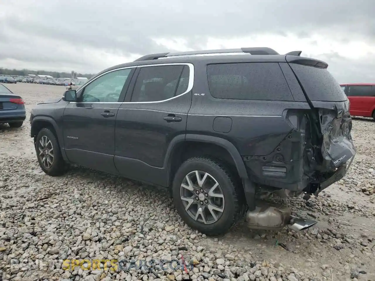 2 Photograph of a damaged car 1GKKNKLS5LZ152055 GMC ACADIA 2020