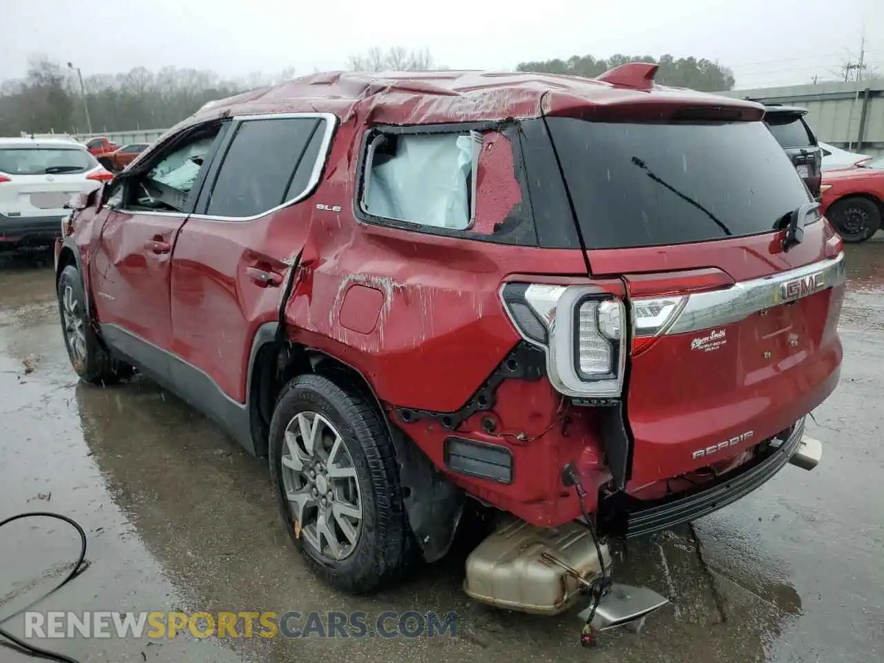 2 Photograph of a damaged car 1GKKNKLS9LZ163527 GMC ACADIA 2020