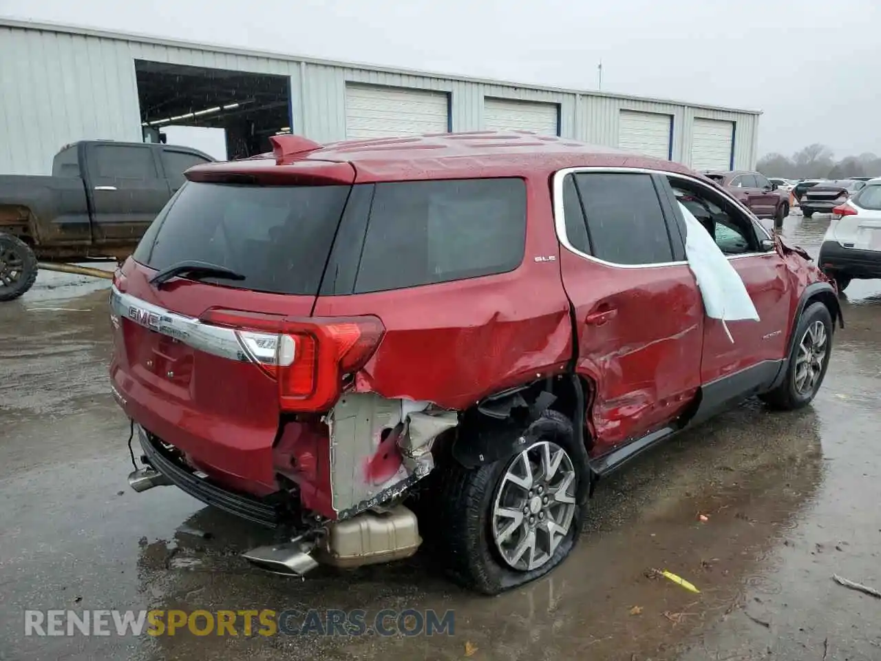 3 Photograph of a damaged car 1GKKNKLS9LZ163527 GMC ACADIA 2020