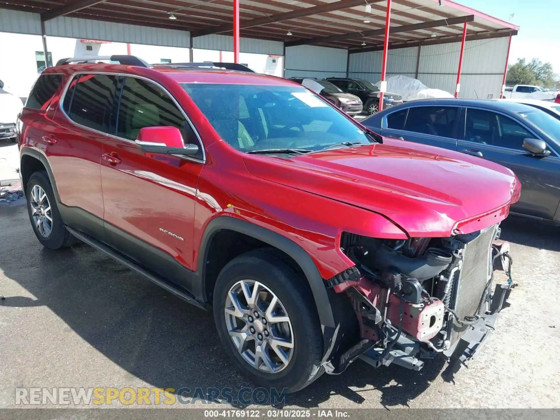 1 Photograph of a damaged car 1GKKNMLS7LZ209156 GMC ACADIA 2020