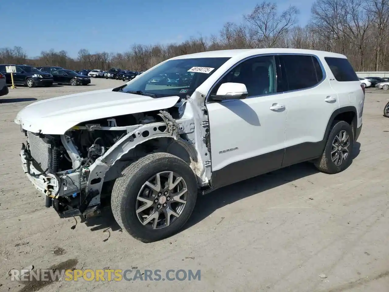 1 Photograph of a damaged car 1GKKNRLS2LZ145945 GMC ACADIA 2020