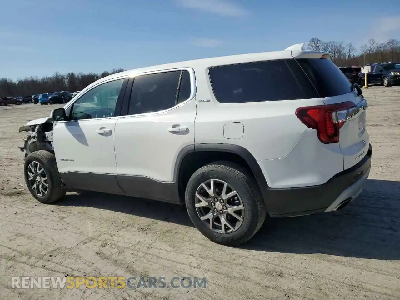 2 Photograph of a damaged car 1GKKNRLS2LZ145945 GMC ACADIA 2020