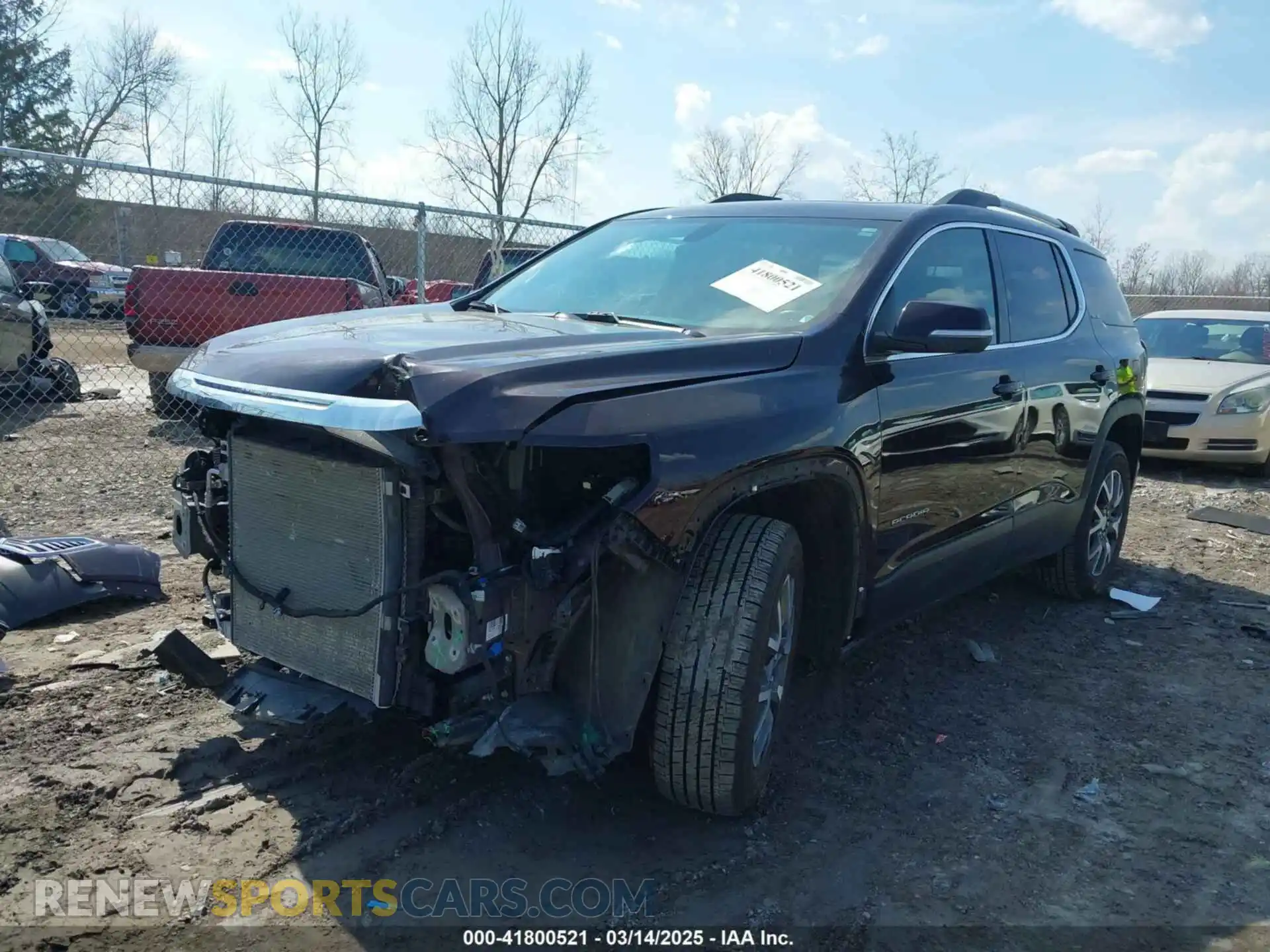 2 fotografías del automóvil dañado 1GKKNRLS2LZ211202 GMC ACADIA 2020