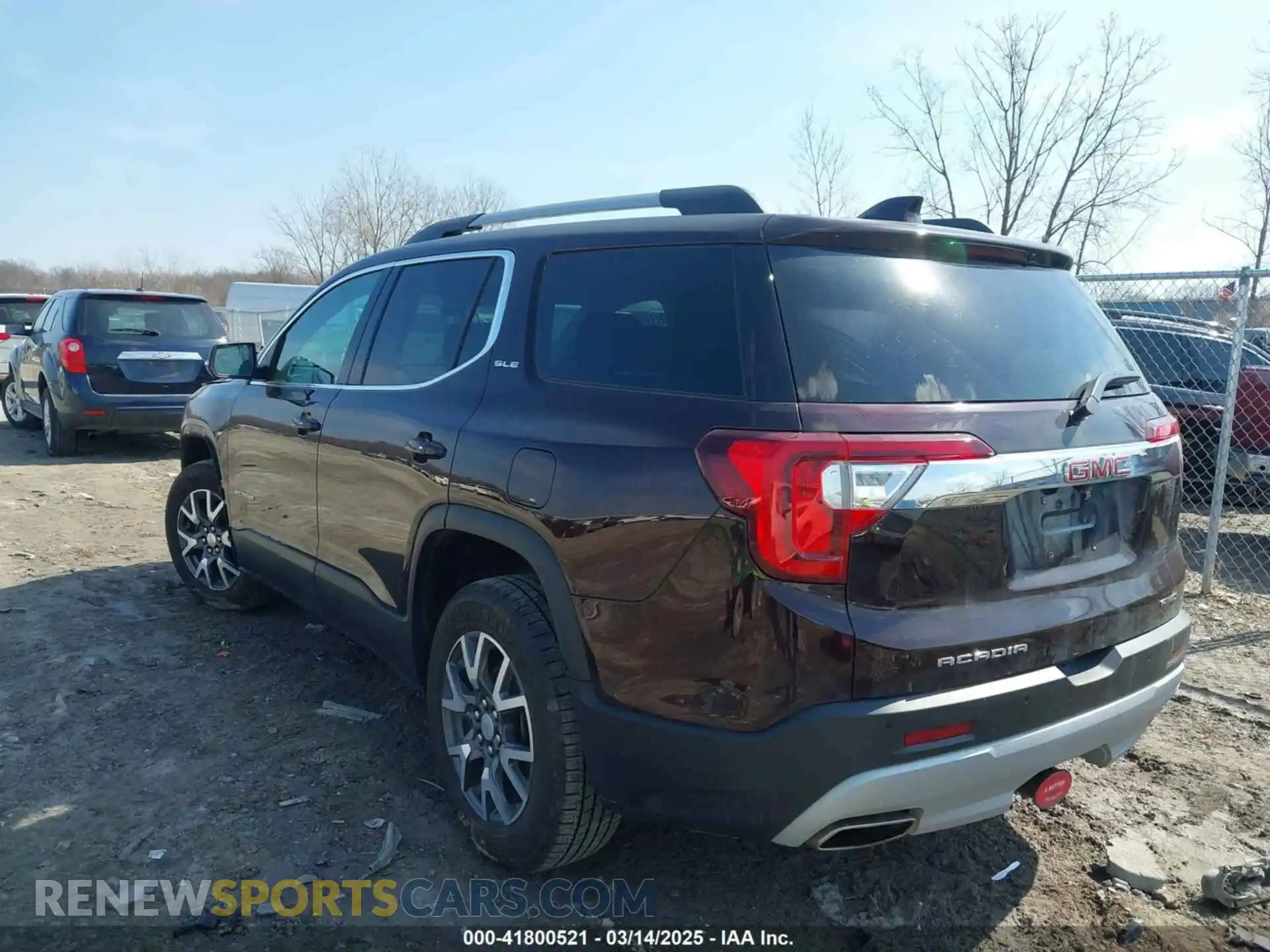 3 fotografías del automóvil dañado 1GKKNRLS2LZ211202 GMC ACADIA 2020