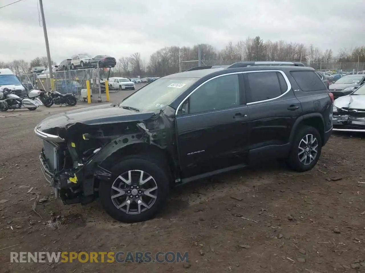 1 Photograph of a damaged car 1GKKNRLS3LZ113893 GMC ACADIA 2020