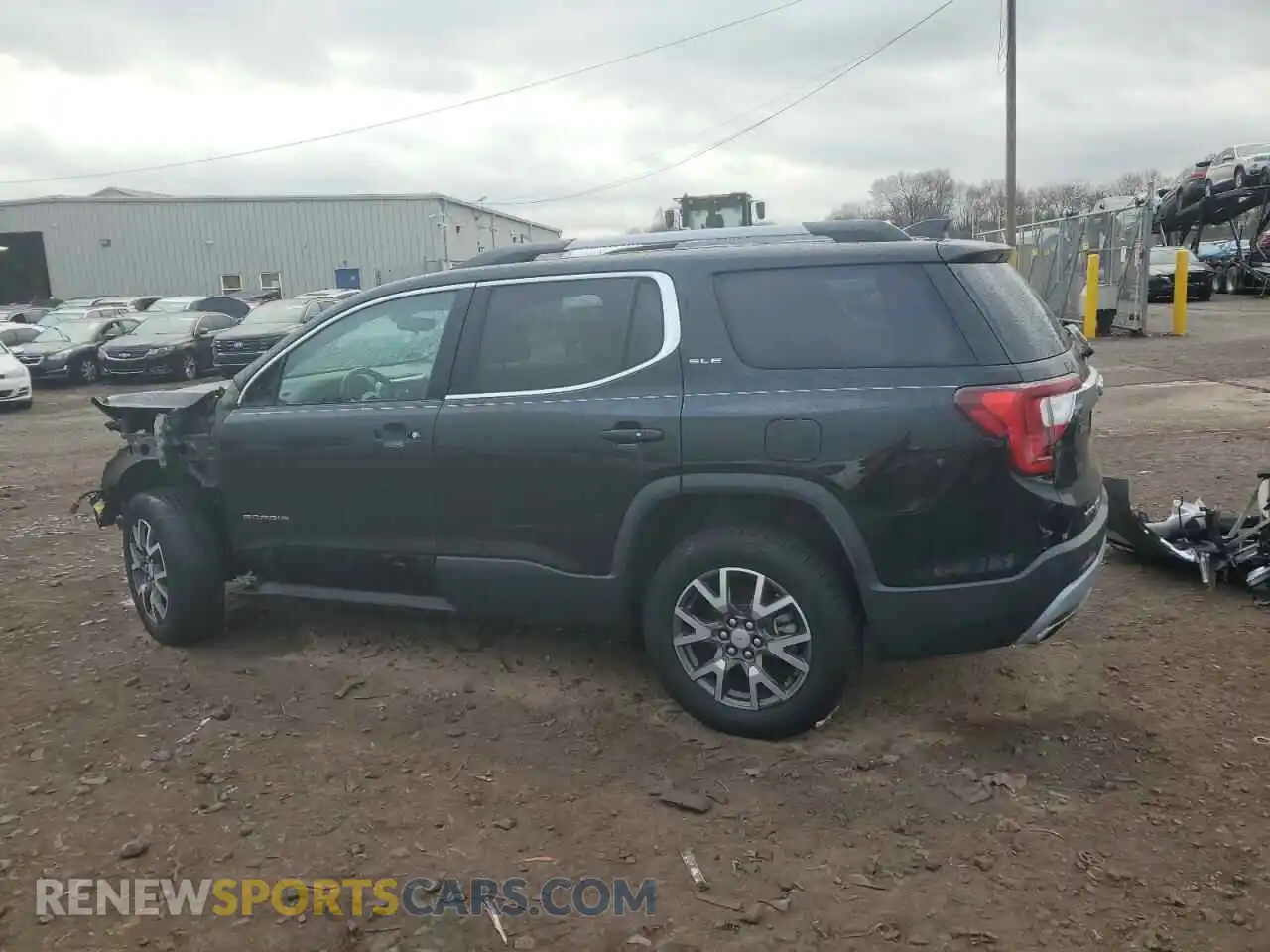 2 Photograph of a damaged car 1GKKNRLS3LZ113893 GMC ACADIA 2020