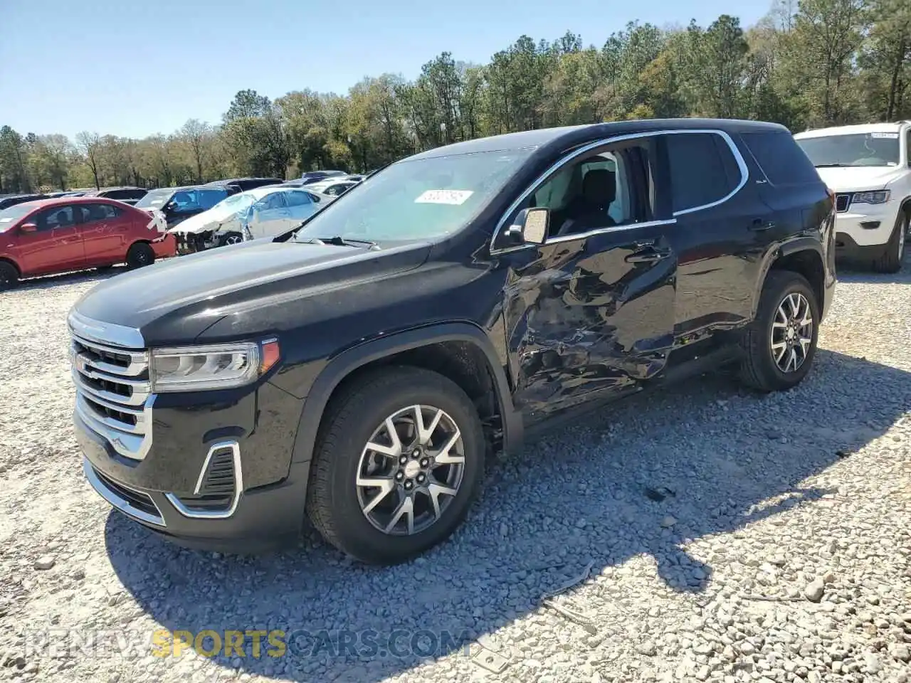 1 Photograph of a damaged car 1GKKNRLS7LZ214483 GMC ACADIA 2020