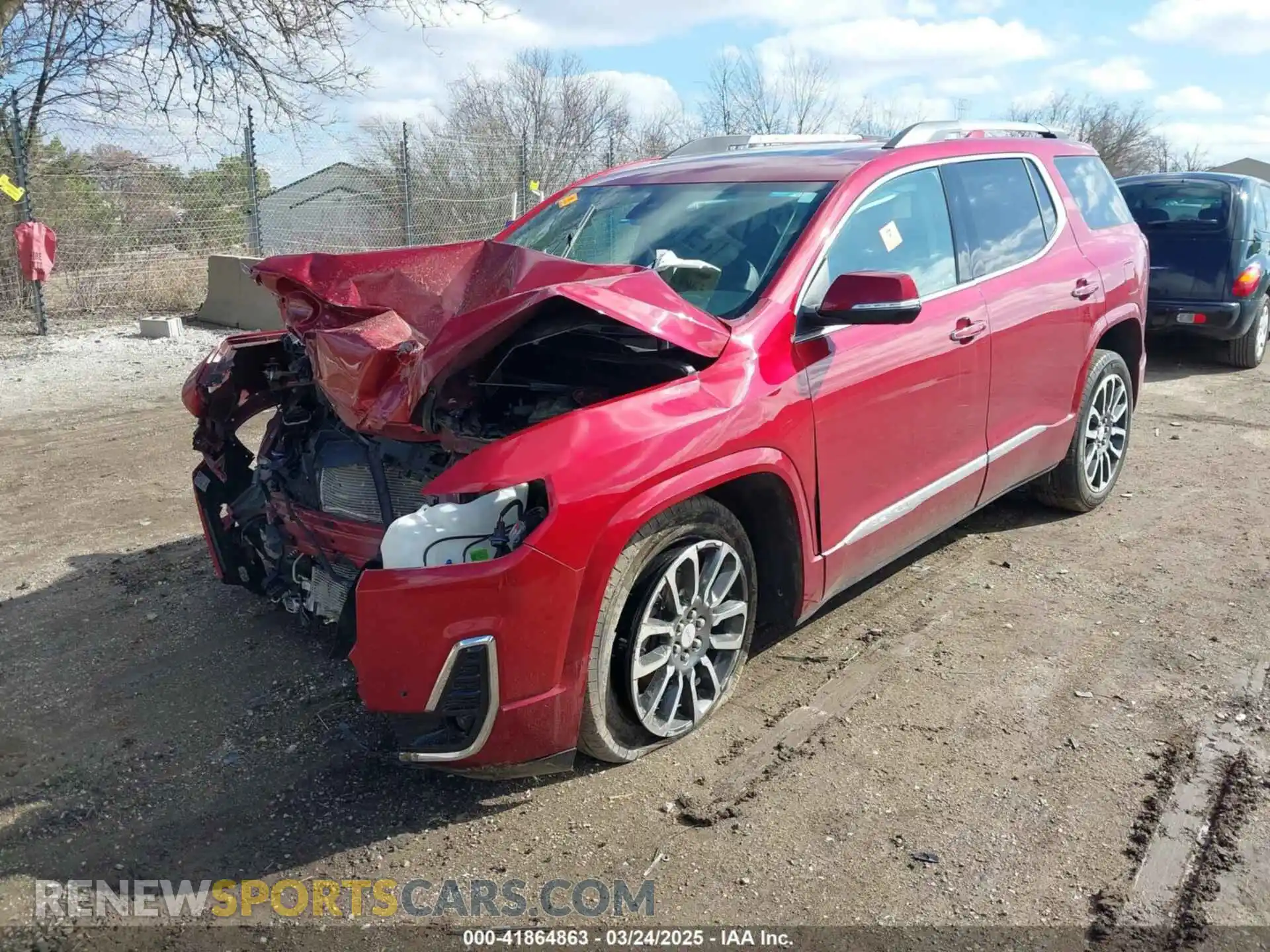 2 Photograph of a damaged car 1GKKNXLS3LZ143383 GMC ACADIA 2020