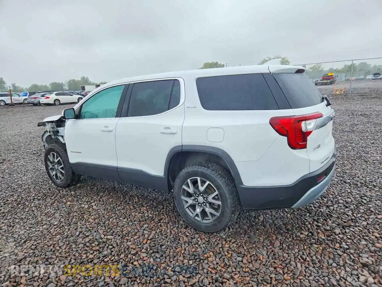 2 Photograph of a damaged car 1GKKNKLA0MZ114158 GMC ACADIA 2021