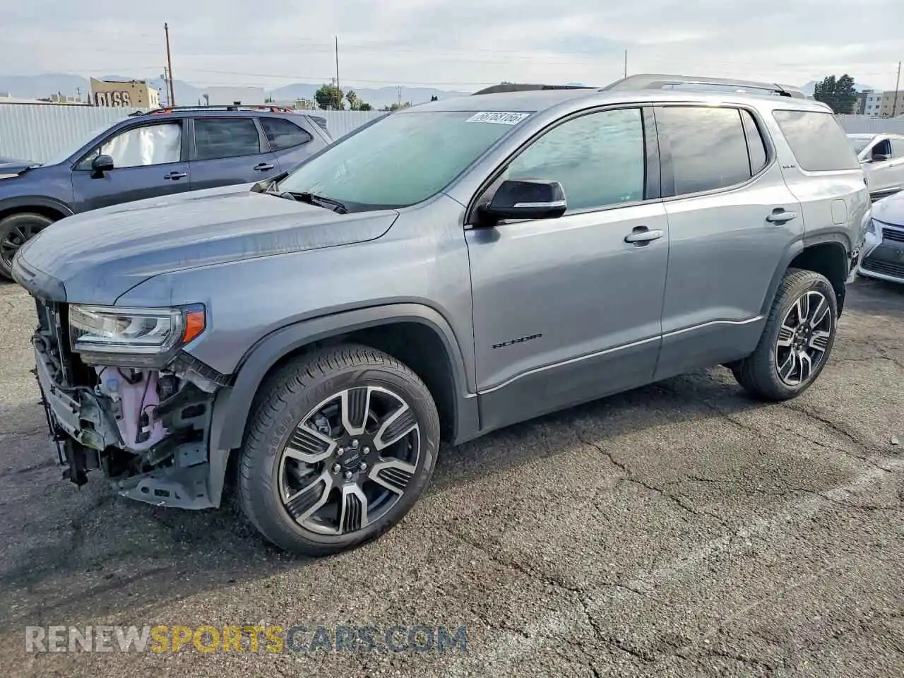 1 Photograph of a damaged car 1GKKNKLA0MZ132854 GMC ACADIA 2021