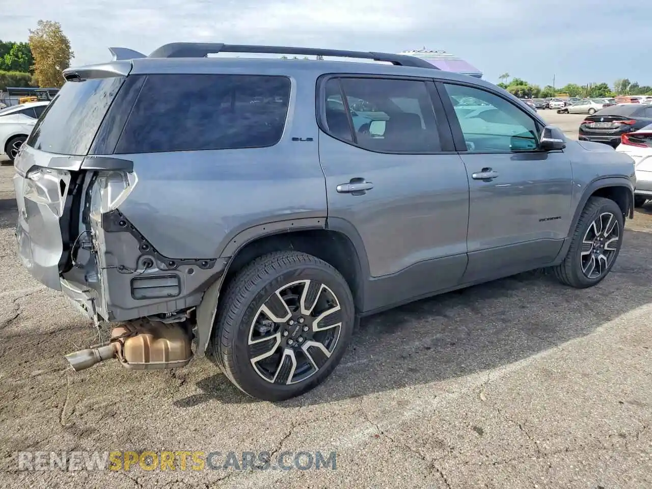 3 Photograph of a damaged car 1GKKNKLA0MZ132854 GMC ACADIA 2021