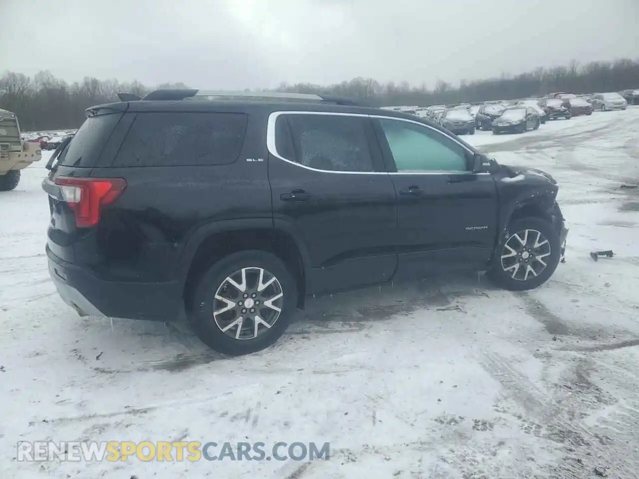 3 fotografías del automóvil dañado 1GKKNKLA0MZ156426 GMC ACADIA 2021