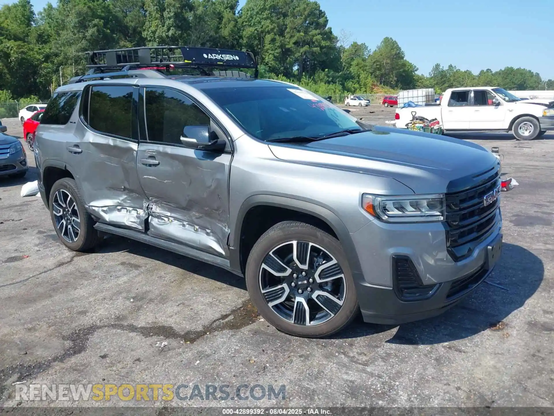1 Photograph of a damaged car 1GKKNKLA0MZ167765 GMC ACADIA 2021