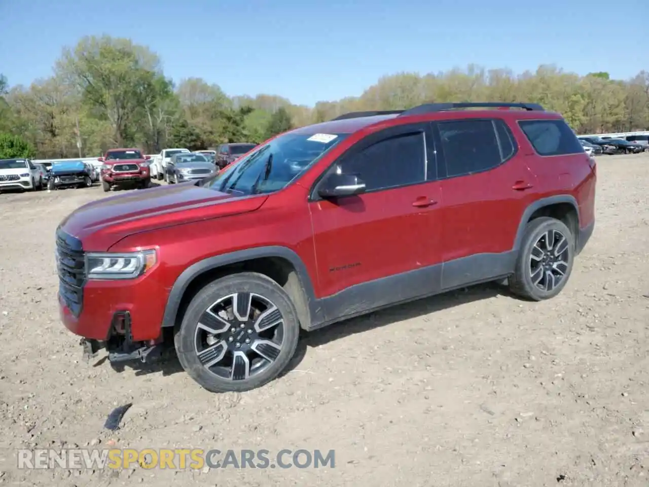 1 Photograph of a damaged car 1GKKNKLA0MZ177941 GMC ACADIA 2021