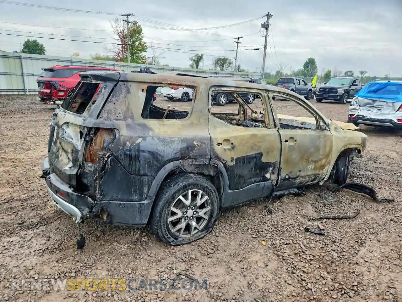 3 Photograph of a damaged car 1GKKNKLA1MZ114833 GMC ACADIA 2021
