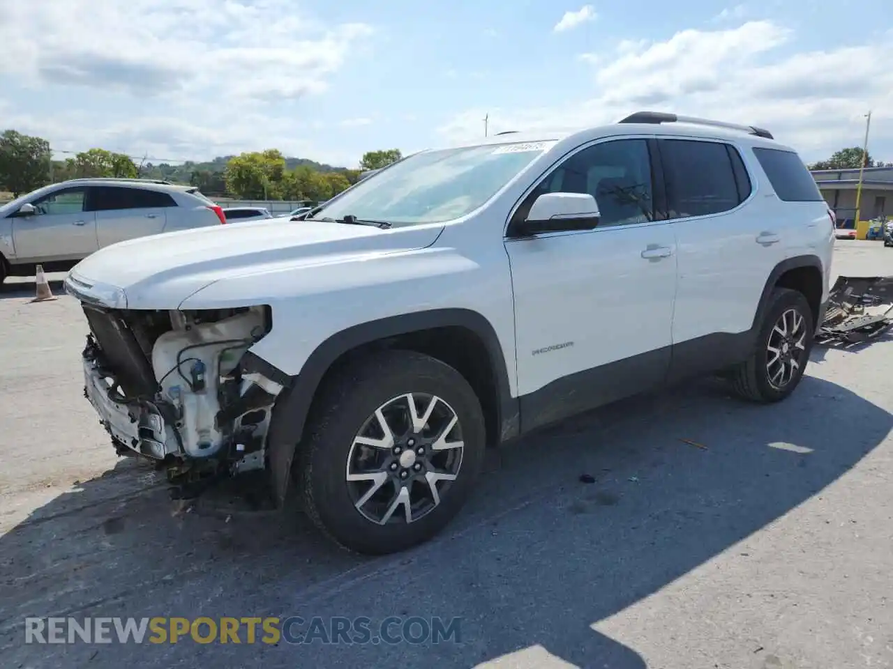 1 Photograph of a damaged car 1GKKNKLA1MZ125380 GMC ACADIA 2021